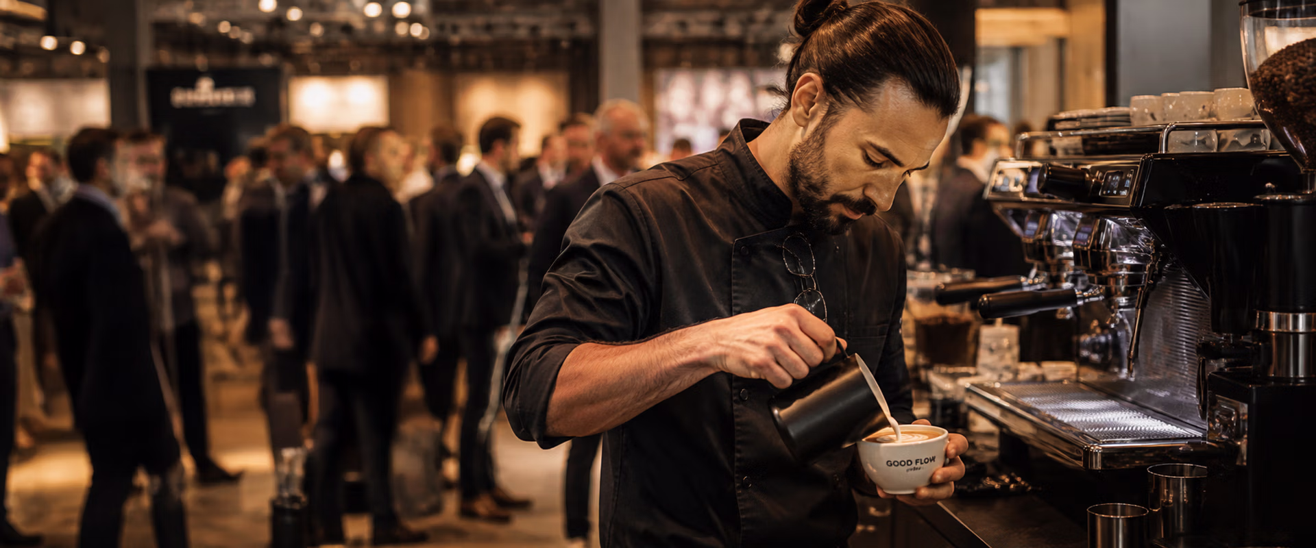 Barista Catering in Düsseldorf bei einem Business Event