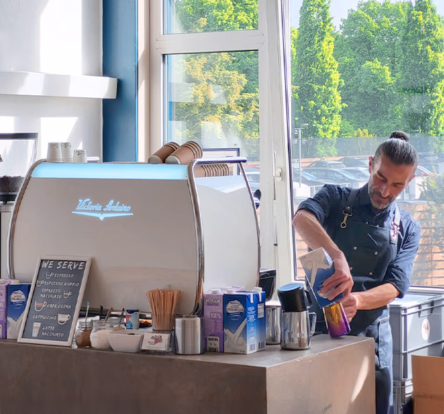 GOOD FLOW COFFEE Barista Catering bei einem Business Event in Essen