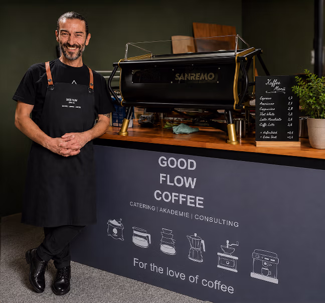 GOOD FLOW COFFEE Kaffeebar für Messe und Firmenevent